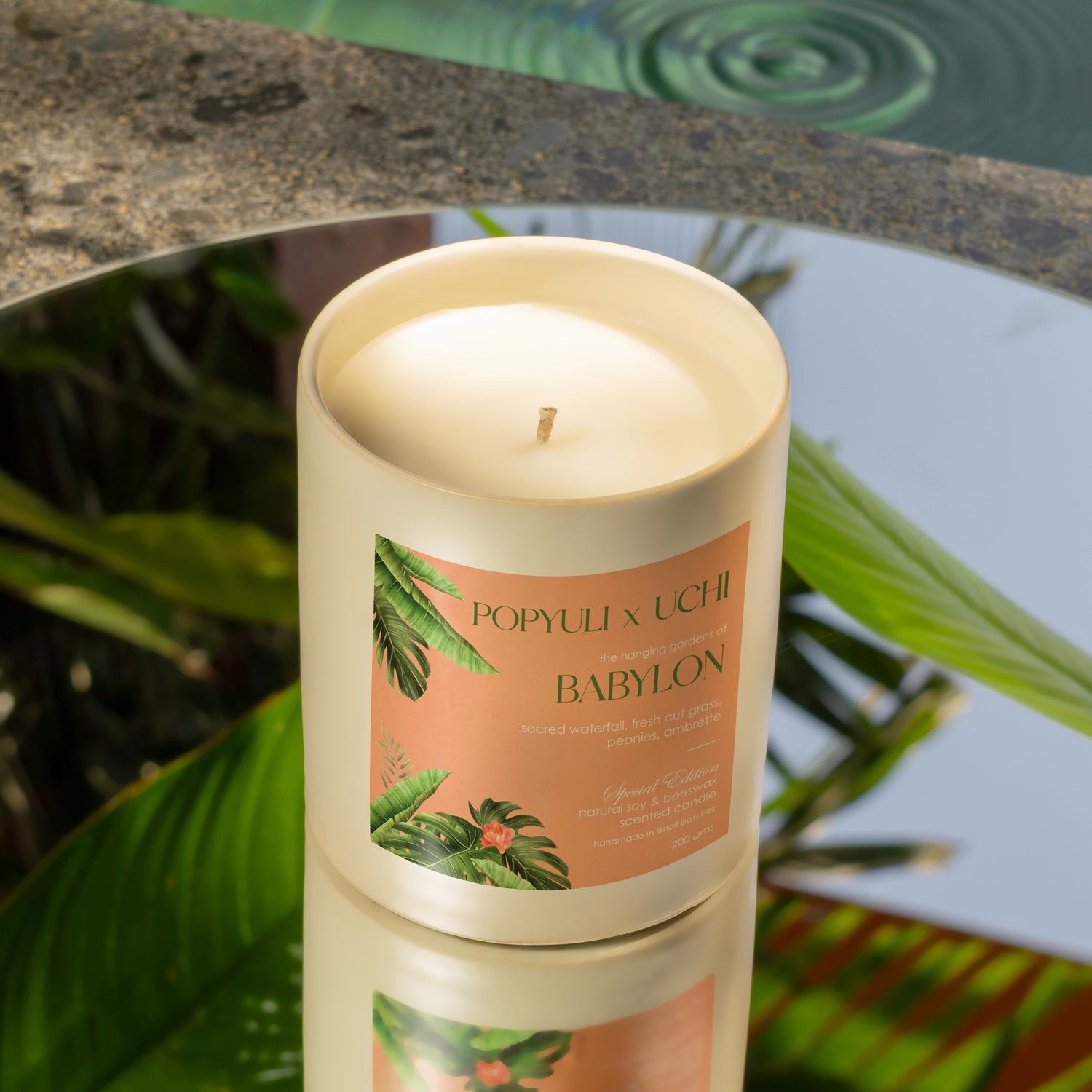 The hanging gardens of BABYLON (POPYULI x UCHI special-edition candle)